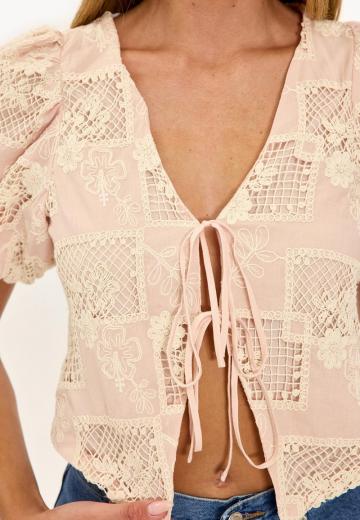 Кружевная блузка