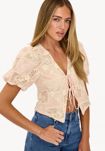 Кружевная блузка