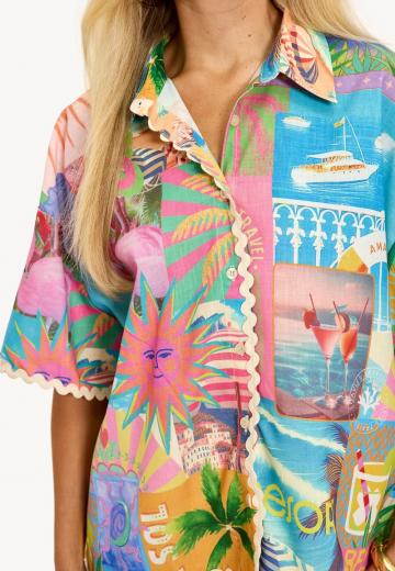 Пляжная майка