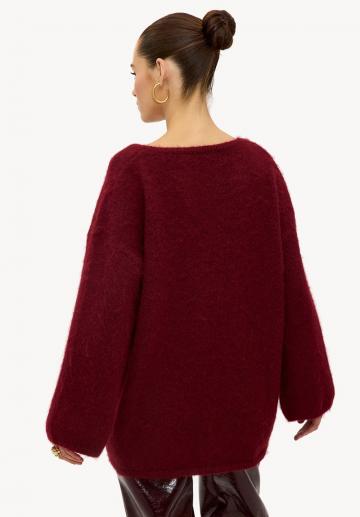 Длинный пуловер