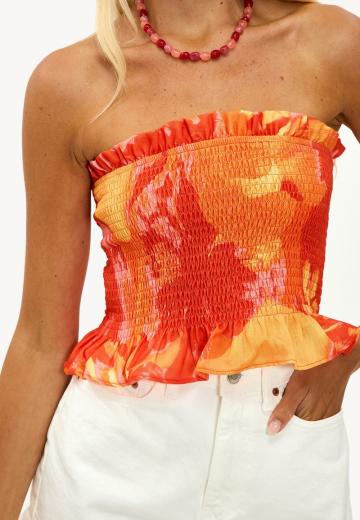 Топ без бретелек