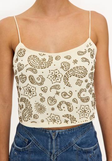 Топ на бретельках