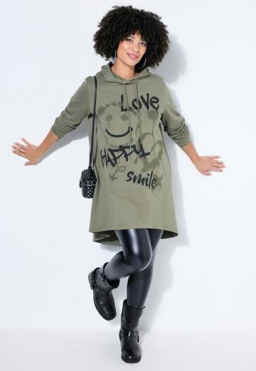 Пуловер с капюшоном