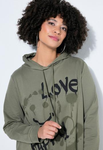 Пуловер с капюшоном