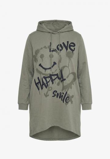 Пуловер с капюшоном