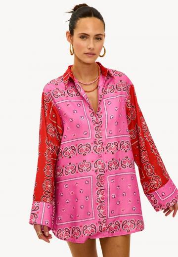 Длинная блузка