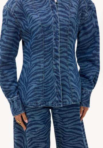 Джинсовая блузка