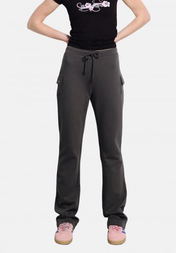 Брюки с накладными карманами