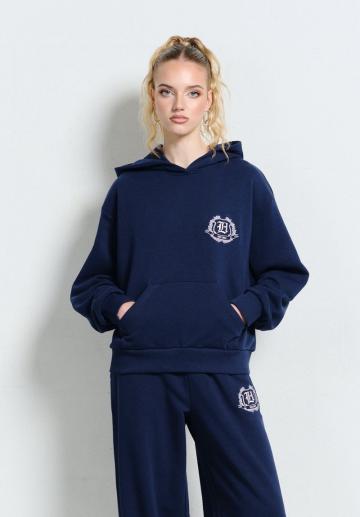 Пуловер с капюшоном