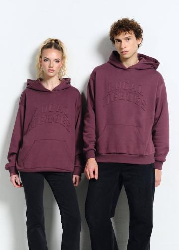 Пуловер с капюшоном