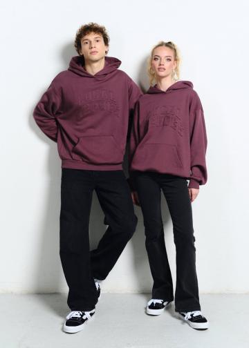 Пуловер с капюшоном