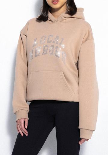 Пуловер с капюшоном