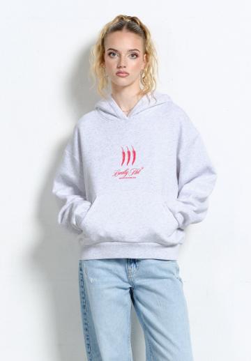 Пуловер с капюшоном