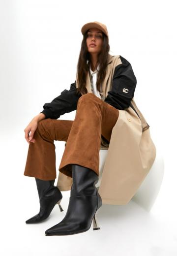 Полусапожки на высоком каблуке