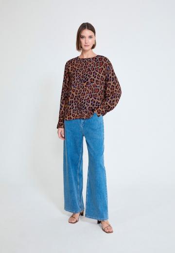 Атласная блузка