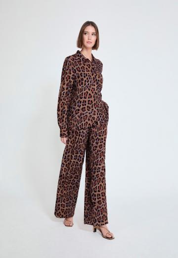 Атласная блузка