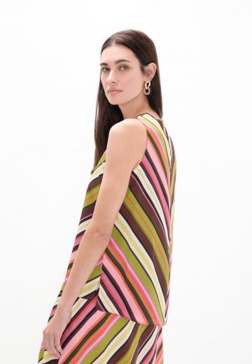 Блузка без рукавов