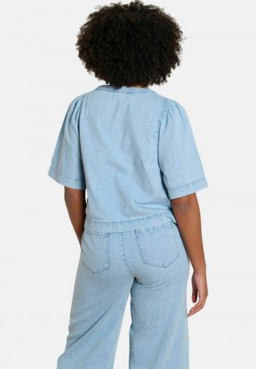 Джинсовая блузка