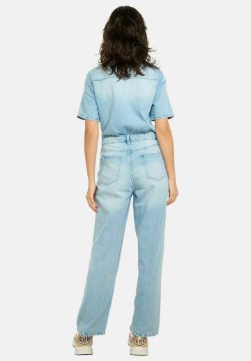 Джинсовый комбинезон