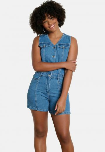 Джинсовый комбинезон