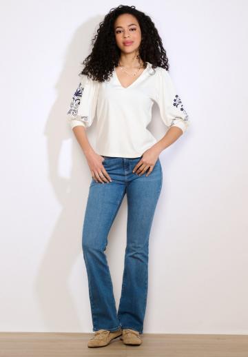 Майка с рукавом три четверти