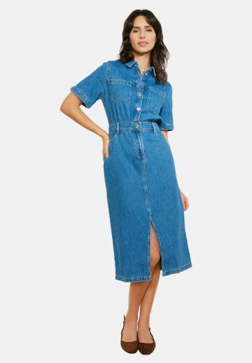 Джинсовое платье