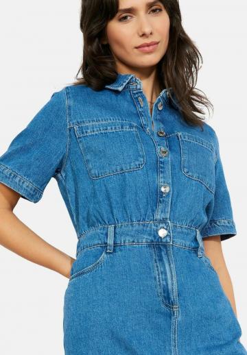 Джинсовое платье