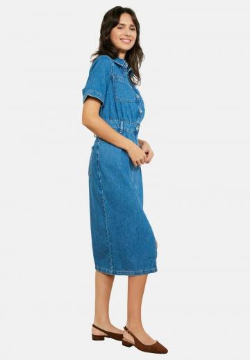 Джинсовое платье