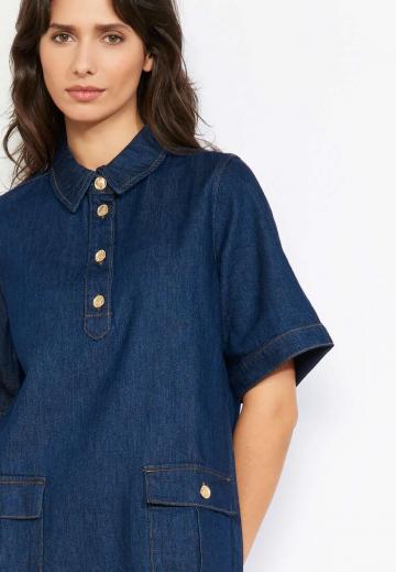 Джинсовое платье