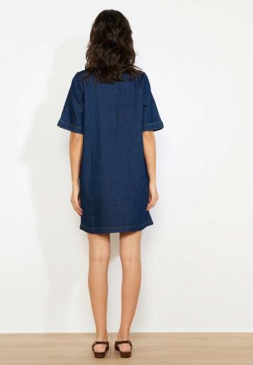 Джинсовое платье