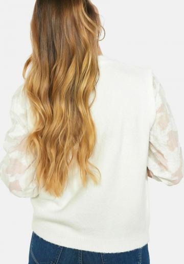 Пуловер с рукавом три четверти