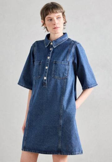 Джинсовое платье