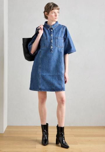 Джинсовое платье