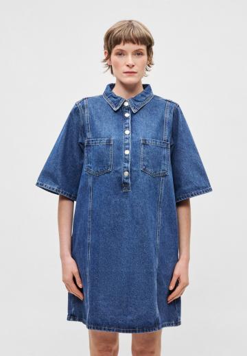 Джинсовое платье