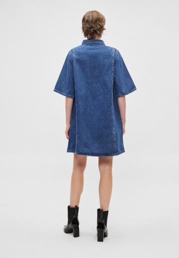 Джинсовое платье