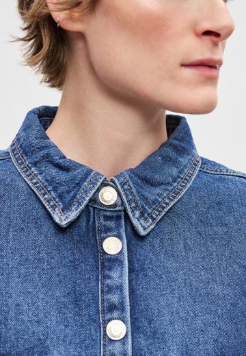 Джинсовое платье