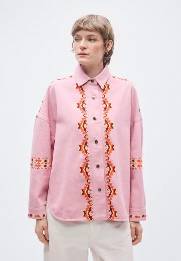 Джинсовая блузка