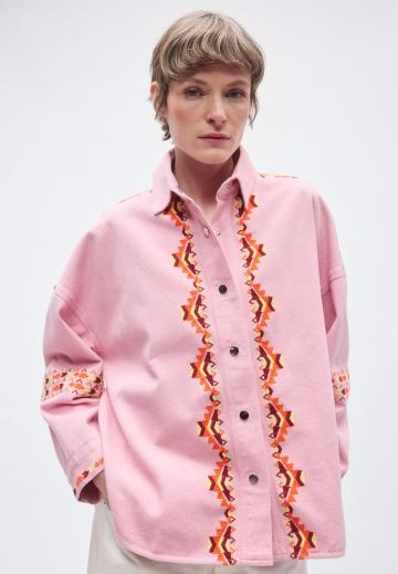 Джинсовая блузка