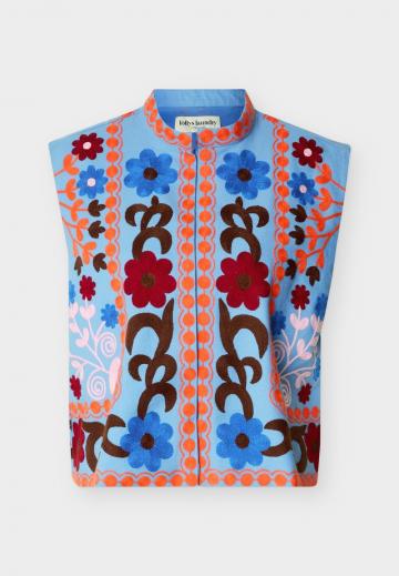 Джинсовая жилетка