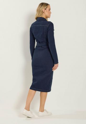 Джинсовое платье