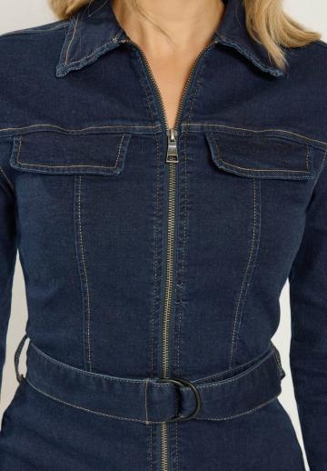 Джинсовое платье