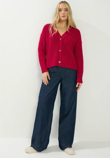 Жаккардовая вязаная кофта