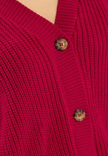 Жаккардовая вязаная кофта