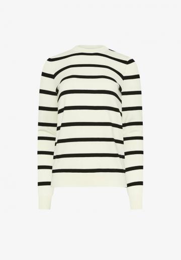 Пуловер в полоску