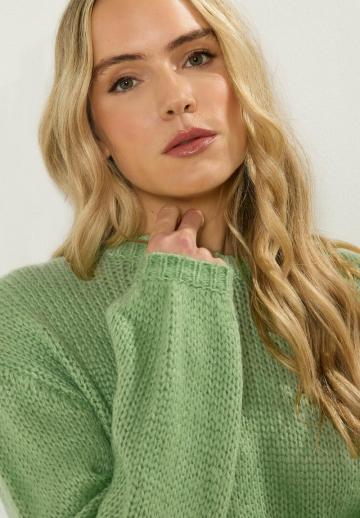 Длинный пуловер