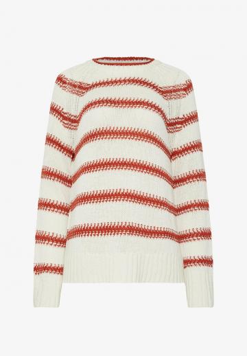 Пуловер в полоску