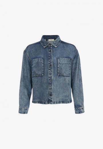 Джинсовая блузка