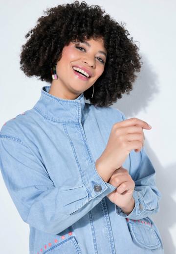 Джинсовая жилетка