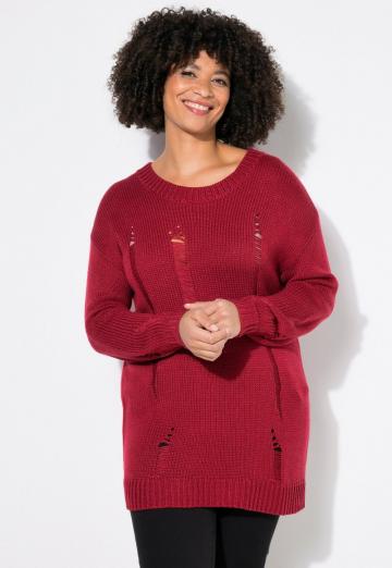 Длинный пуловер