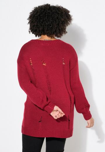 Длинный пуловер